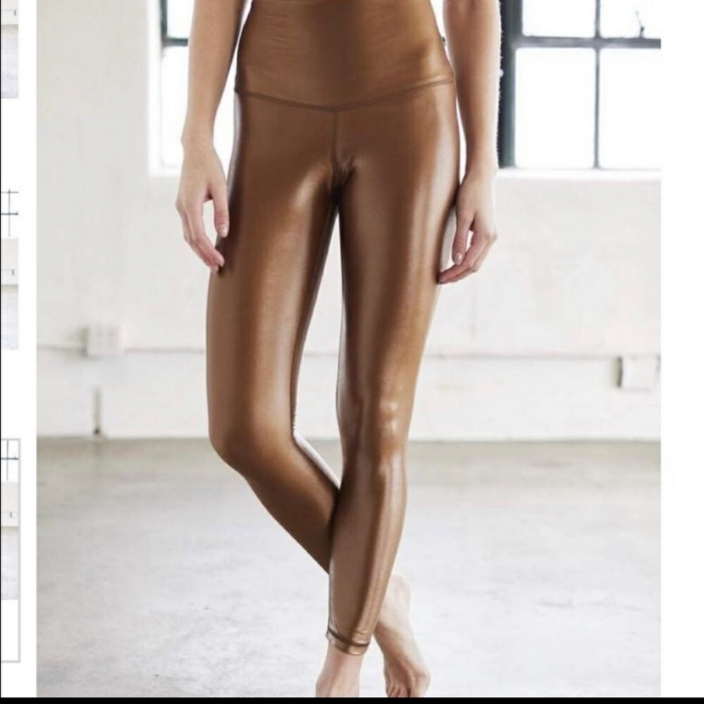 DYI bronze high shine tights